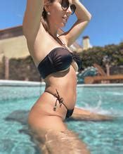 Noelia Marzol Sexy Photos At The Pool Wearing A Stunning Black Bikini