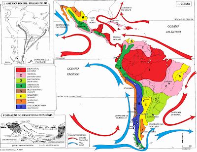 Geografia Fundamental AMÉRICA LATINA CLIMA E CORRENTES MARÍTIMAS