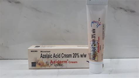 Finished Product Aziderm Cream Azelaic Acid 20 W W At Rs 100 Piece