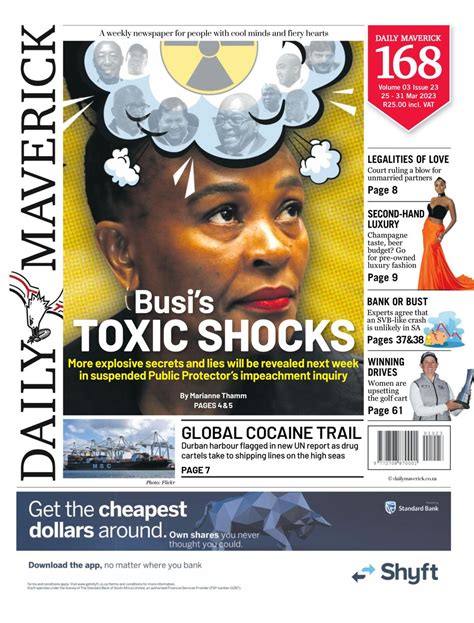 Daily Maverick March Newspaper Get Your Digital Subscription