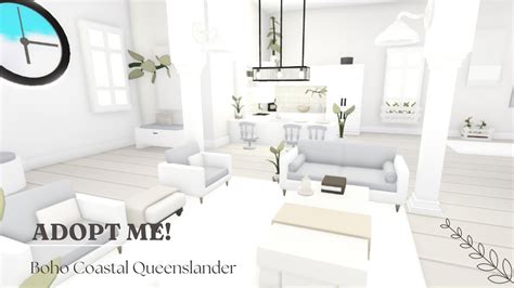 Boho Coastal Queenslander House Speed Build Roblox Adopt Me YouTube