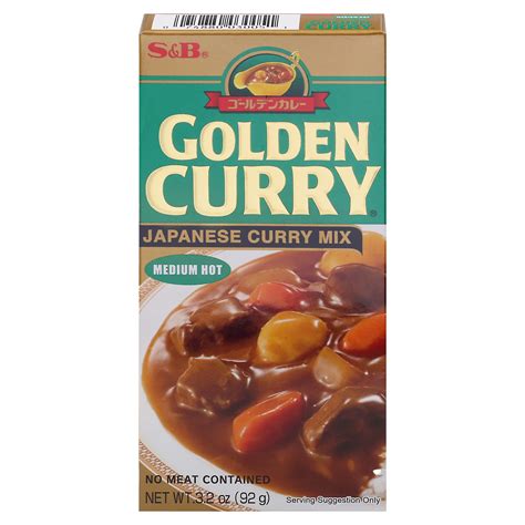 S B Golden Curry Japanese Curry Mix Medium Hot 3 2 Oz Central Market Really Into Food