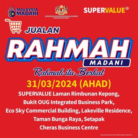 SUPERVALUE Jualan Rahmah Promotion 31 Mar 2024