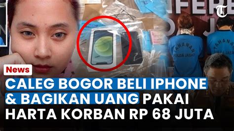 RAMPAS HARTA Rp 68 Juta Caleg Bogor Beli Iphone Bagi Bagi Uang Ke