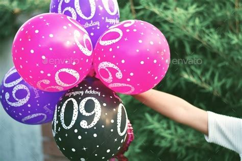 60th birthday balloons Stock Photo by VforVictoria | PhotoDune