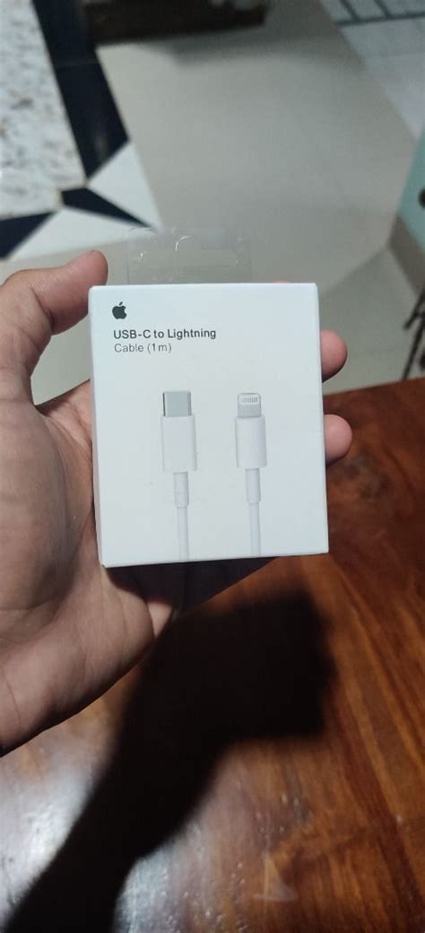 Original Apple USB C To Lightning Cable 1 M Telepon Seluler