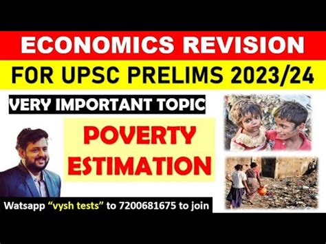 Poverty Estimation In India Upsc Prelims Strategy Vysh Ias