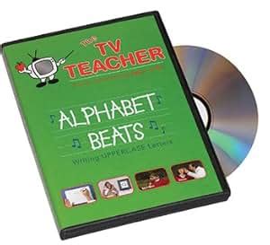 Amazon.com: The Tv Teacher Alphabet Beats Upper Case Letters DVD: Toys & Games