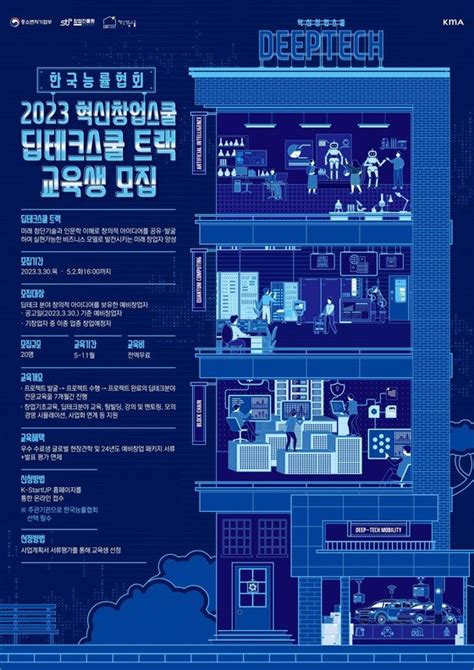 Kma 한국능률협회 2023 혁신창업스쿨 딥테크 스쿨 트랙 교육생 모집 뉴스1