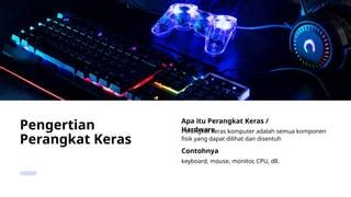 macam macam perangkat keras  komputer pptx