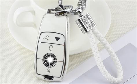 Amazon PIFOOG White Key Fob Cover For Mercedes Benz GLC GLE GLA