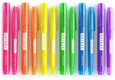 Highlighters, Neon, Broad & Thin - Set of 60 | Highlighter set, Highlights, Color coding