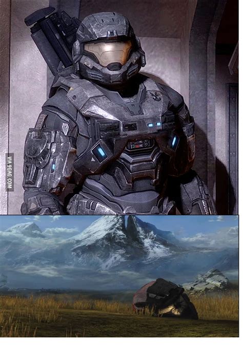 This guy had the most badass death (noble 6 from halo reach) - 9GAG