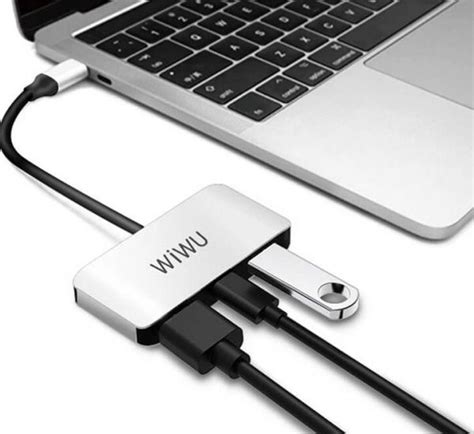 Wiwu Alpha C H In Usb Type C Hub To Usb P K Hdmi Pd