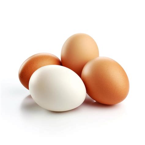 Premium Photo | Eggs with white background high quality ultra hd