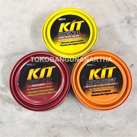 Jual Kit Restorative Heavyduty Paste Polish Kit New Car Paste Wax