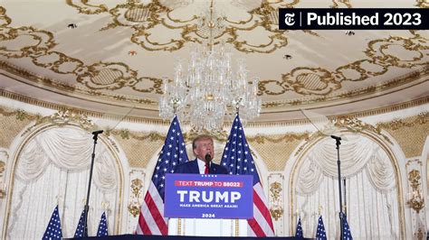 Trumps Prime Time Speech From Mar A Lago A Laundry List Of Grievances