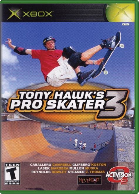 Tony Hawk Pro Skater 3 For Microsoft Xbox Tvgc