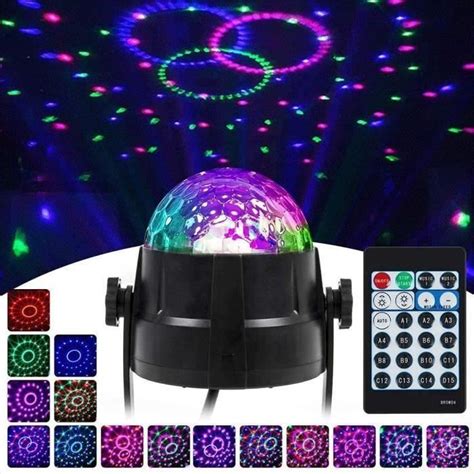 15 Couleurs Mode Disco Ball Party Dance Led Lumière Lampe Deffet D