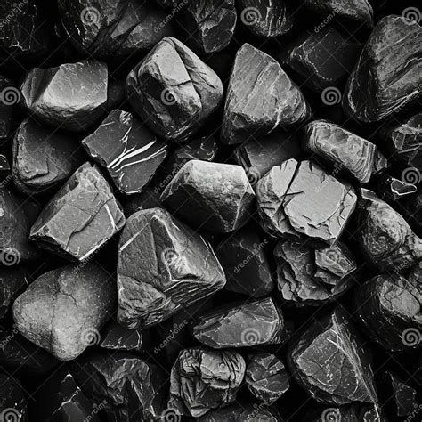 Monochrome Rock Pile stock illustration. Illustration of abstract ...