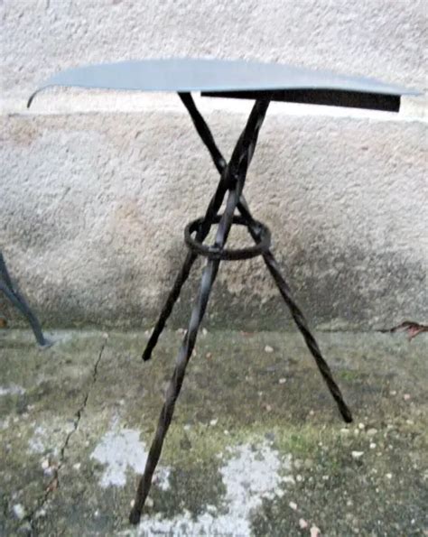 Ancienne Table Basse De Jardin Vintage En M Tal Et Fer Forg H Cm