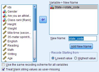 Computing Variables Recoding String Variables Into Coded Categories