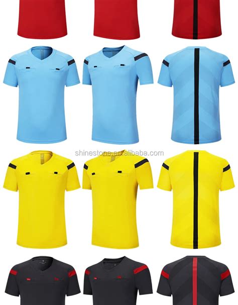 Wholesale Factory Price Soccer Referee Shirt Soccer Referee Uniform