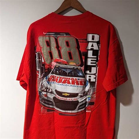 Vintage Nascar Dale Earnhardt Jr Red X Large T Shirt Gem