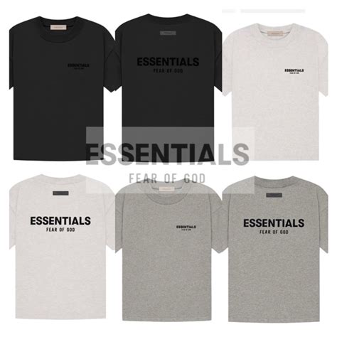 พร้อมส่ง เสื้อยืด Fog Fear Of God Essentials Core Collection Ss2022