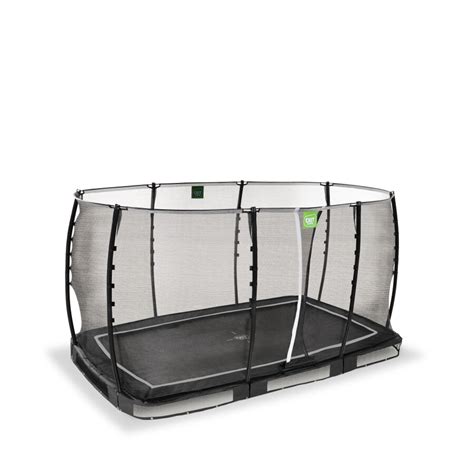 Exit Allure Classic Inground Trampolin X Cm Schwarz