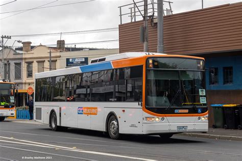 Cdcm Sunshine Charter Bus On Tram Bus At Moonee Pond Flickr