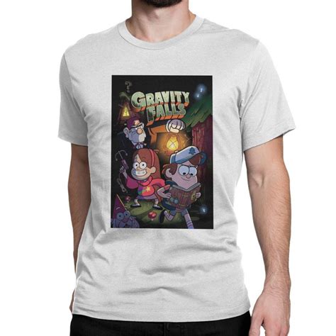 Gravity Falls Men T Shirts Casual Tees Short Sleeve Crew Neck T Shirt