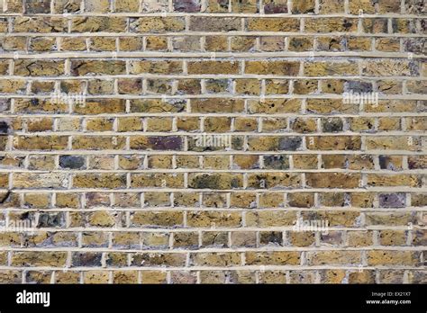 Yellow Bricks Wall Stock Photo Alamy