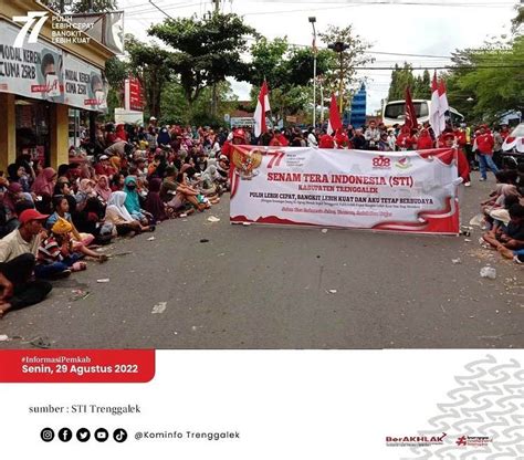 Senam Tera Indonesia (STI) Trenggalek Ikuti Trenggalek Culture Carnival ...