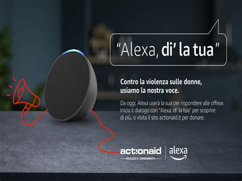 Alexa Di La Tua Amazon E ActionAid Contro La Violenza Verbale