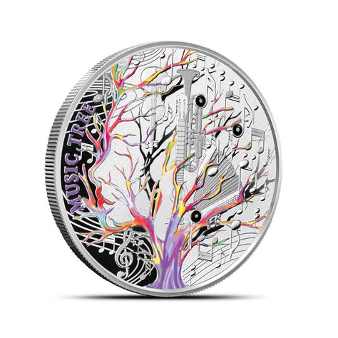 2023 17.5 Gram Proof Silver Niue Music Tree Coins - Silver.com™