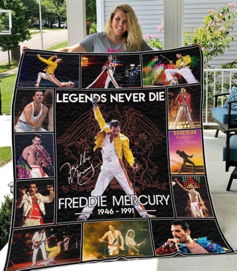 Queens Freddie Mercury 1946 1991 Collection Quilt Blanket Teeruto