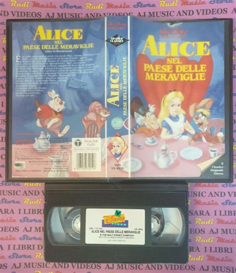 Vhs Film Alice Nel Paese Delle Meraviglie Walt Disney Vs F