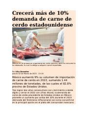 Crecer M S De Docx Crecer M S De Demanda De Carne De Cerdo