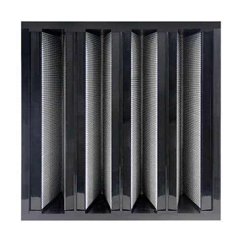 V Bank Air Filter With Activated Carbon Layer Manufacturer And Supplier