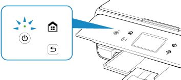 Canon PIXMA Manuals TS6100 Series Confirming That The Power Is On