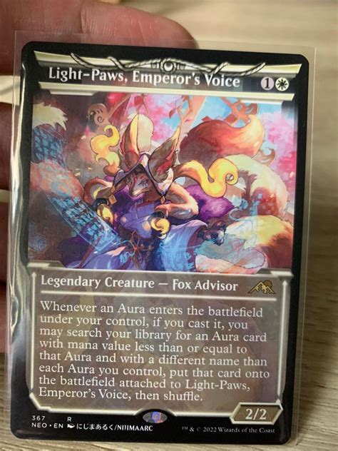 MTG Light Paws Emperors Voice NEO CE Showcase Hobbies Toys