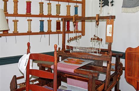 Antique Weaving Loom Photograph by Sally Weigand