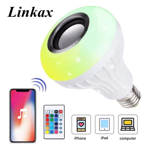 Buy Smart Rgb Wireless Bluetooth Speaker E27 Bulb