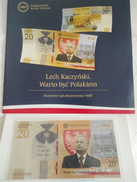 Banknot kolekcjonerski Lech Kaczyński Tarnów Kup teraz na Allegro