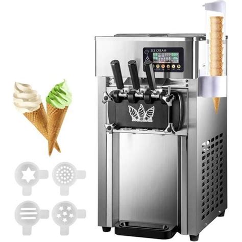 Machine Cr Me Glac E Verticale Vevor Sorbeti Re Glace Panneau