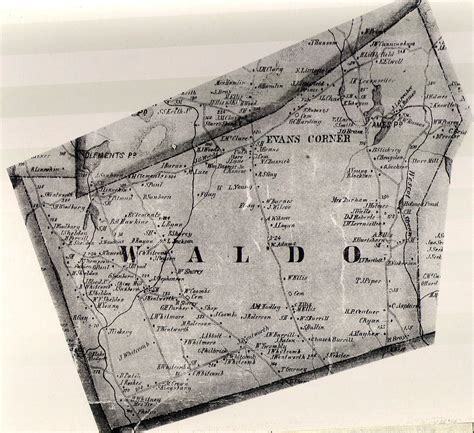 1859 Maps of Waldo County Towns