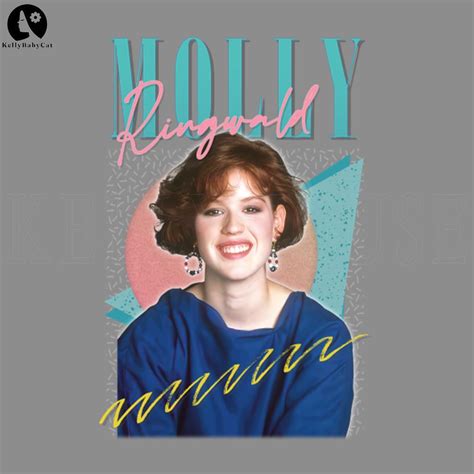 Molly Ringwald 80s Retro Style Fan Art Design Png Digital D Inspire