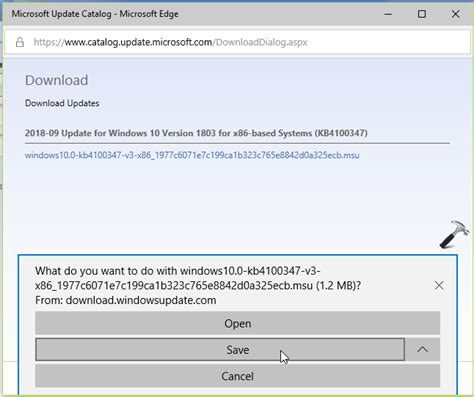 Manually Download And Install Windows Updates In Windows 10