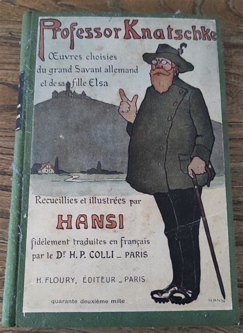 Hansi Professeur Knatschh Oeuvres Choisies Du Grand Catawiki